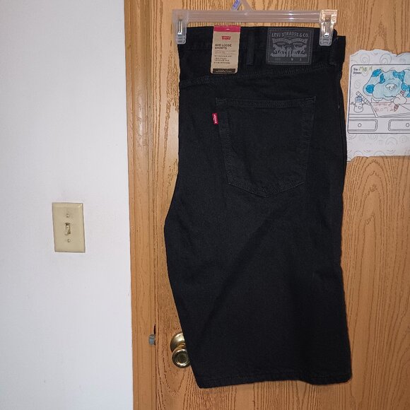 NEW Men's Levi's 469 Loose Shorts Black 46 - Picture 5 of 7